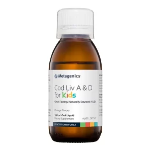 Cod Liver A & D for Kids - Metagenics   